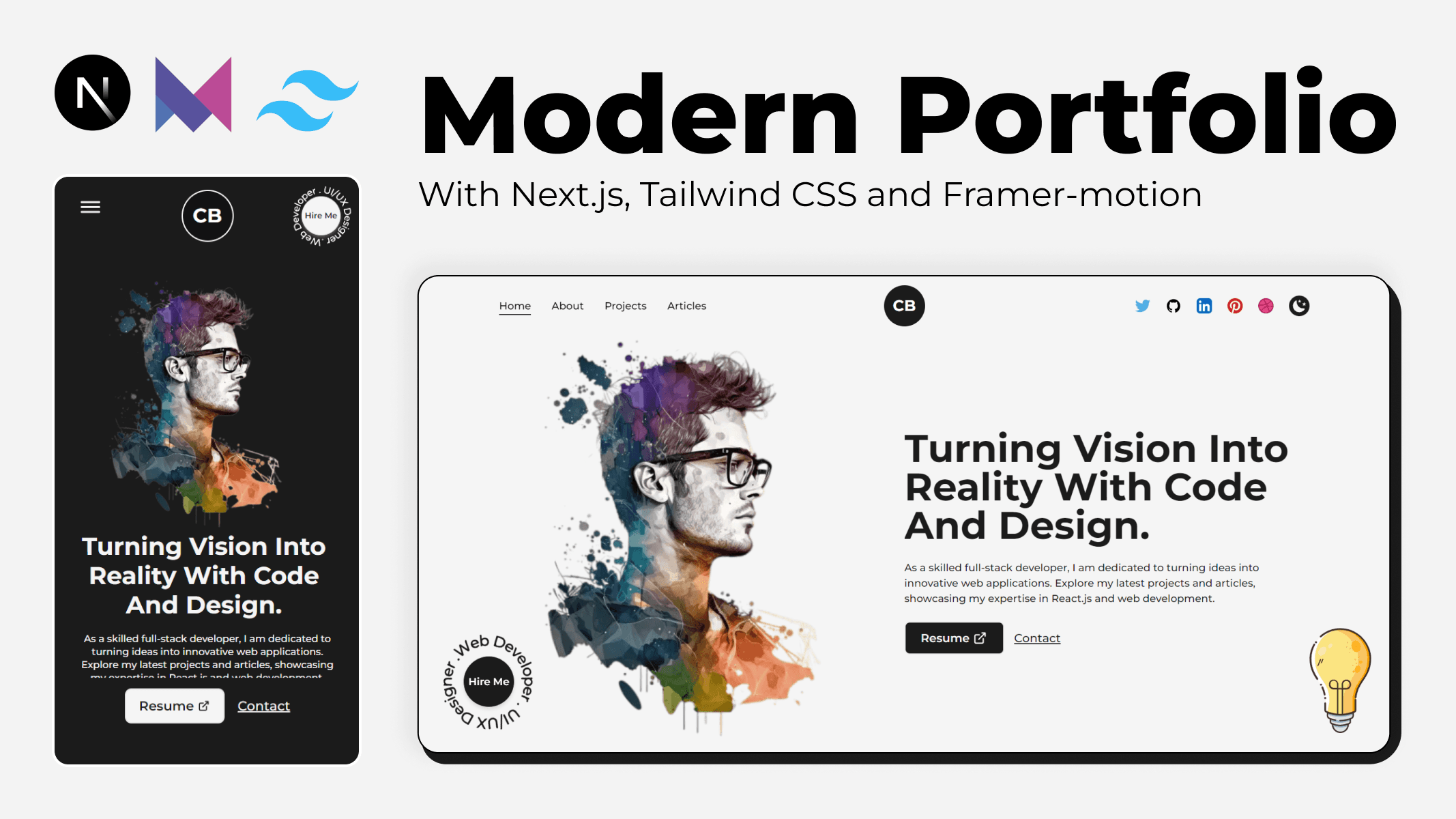 Developer Portfolio Template